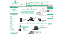 Desktop Screenshot of pondepot.com